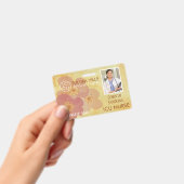 Medica Foto ID Soft Floral Hearts Ausweis (Handheld)