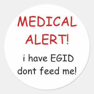 MEDICAL ALERT Aufkleber