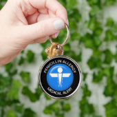 Medical Alert - Button Schlüsselanhänger (Hand)