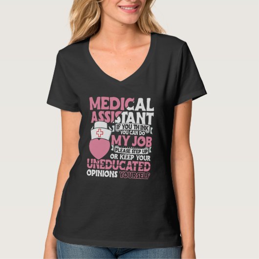 Medical Assistant Accessories Nurse Med Assistant T-Shirt (Vorderseite)