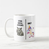 Medical Assistant Gift, Personalized Medical  Kaffeetasse (Links)