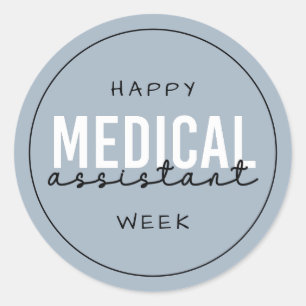 Medical Assistant MA Week Klinischer Assistent Runder Aufkleber
