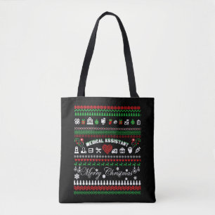 Medical Assistent Christmas Shirt Tasche