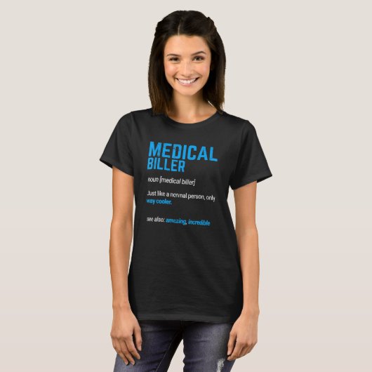 Medical Biller Medical Coder Medical Billing ICD T-Shirt (Vorne ganz)