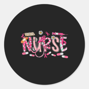 Medical Breast Cancer Aware Runder Aufkleber