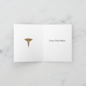 Medical Caduceus Gold Karte (Innenseite)