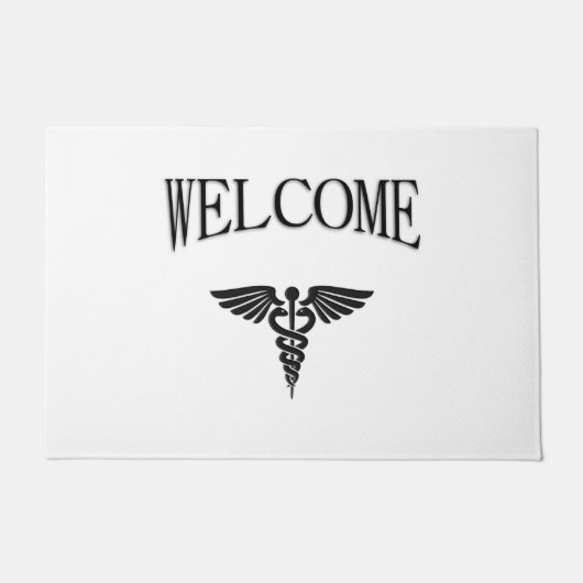 Medical Caduceus Welcome Mat Fußmatte (Vorderseite)