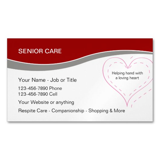 Medical Care Medical Magnetic Business Cards Magnetische Visitenkarte (Vorderseite)