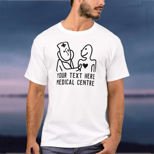 Medical Centre Heart Health Theme T-Shirt