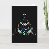 Medical Christmas Tree Gift, Doctors and Nurses Karte (Vorderseite)