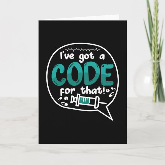Medical Code I've Got A Code For That ICD Coding Karte (Vorderseite)