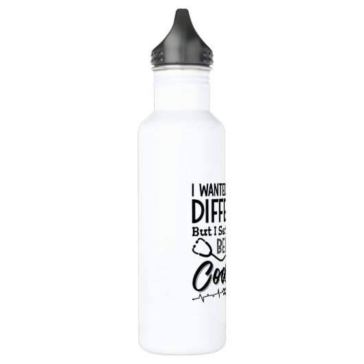 Medical Coder Being A Coder ICD Programmer Coding Edelstahlflasche (Links)