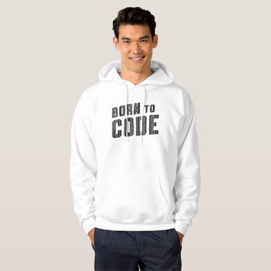 Medical Coder Born To Code Coding ICD Programmer Hoodie (Vorne ganz)