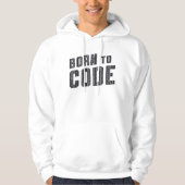 Medical Coder Born To Code Coding ICD Programmer Hoodie (Vorderseite)