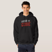 Medical Coder Born To Code ICD Coding Programmer Hoodie (Vorne ganz)