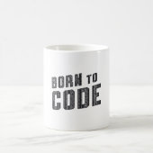 Medical Coder Born To Code ICD Programmierung Kaffeetasse (Mittel)