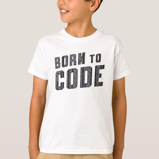 Medical Coder Born To Code ICD Programmierung T-Shirt (Vorderseite)