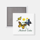 Medical Coder Butterfells Magnet (Vorderseite/Rückseite)