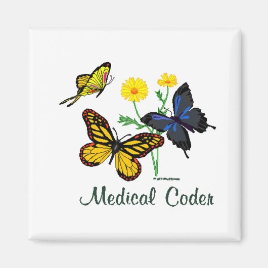 Medical Coder Butterfells Magnet (Vorne)