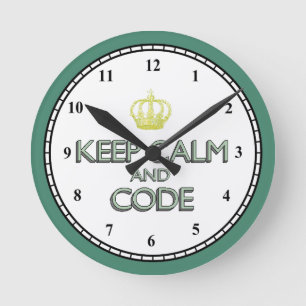 Medical Coder Clock Runde Wanduhr