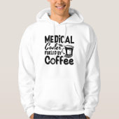 Medical Coder Fueled By Coffee Programmer Coding Hoodie (Vorderseite)