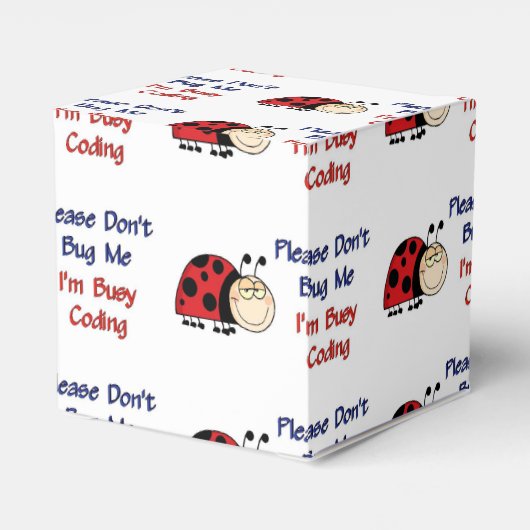 Medical Coder Ladybug2 Geschenkschachtel (Rückseite)