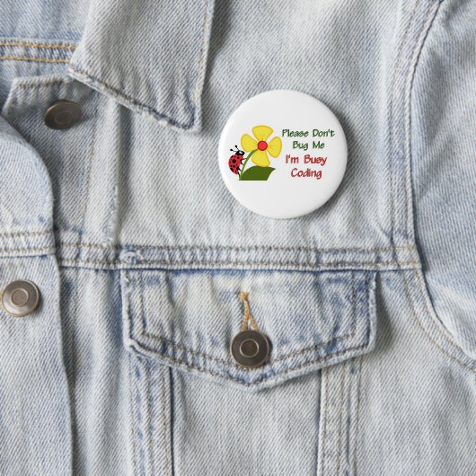Medical Coder Ladybug Button (Beispiel)