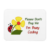 Medical Coder Ladybug Magnet (Horizontal)