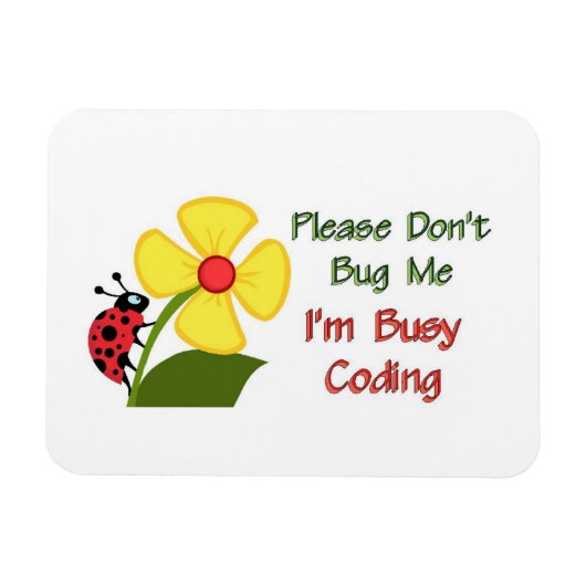 Medical Coder Ladybug Magnet (Horizontal)