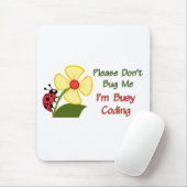 Medical Coder Ladybug Mousepad (Mit Mouse)