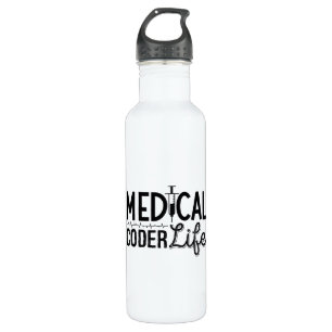 Medical Coder Life Assistent ICD Programmierung Co Edelstahlflasche