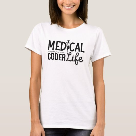Medical Coder Life Assistent ICD Programmierung Co T-Shirt (Vorderseite)