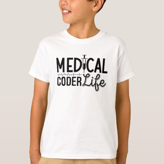 Medical Coder Life Assistent ICD Programmierung Co T-Shirt (Vorderseite)