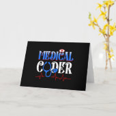 Medical Coder Medicare Coding Medical Karte (Gelbe Blume)
