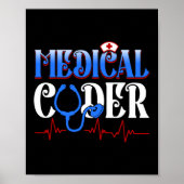 Medical Coder Medicare Coding Medical Poster (Vorne)