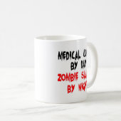 Medical Coder Zombie Slayer Kaffeetasse (VorderseiteRechts)