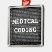 Medical Coding Medical Terminology Weihnachten Ornament Aus Metall (Links)