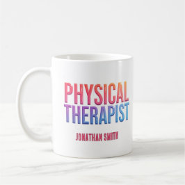 Medical Colorful Typography Physical Therapy Gift Kaffeetasse