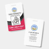 Medical Doctor Foto Ausweis (Vorder- & Rückseite)