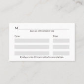 Medical Elegant Gold Caduceus Classy Black Wings Terminkarte (Rückseite)