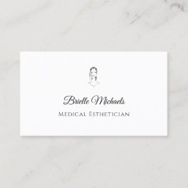 Medical Esthetician Minimal Elegant Visitenkarte