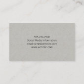 Medical Eye Logo | Optometrist Visitenkarte (Rückseite)