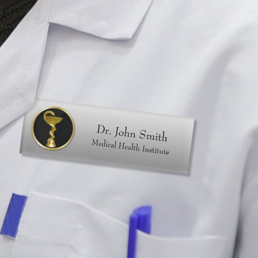 Medical Gold Beruflich Hygieia Bowl Namenschild