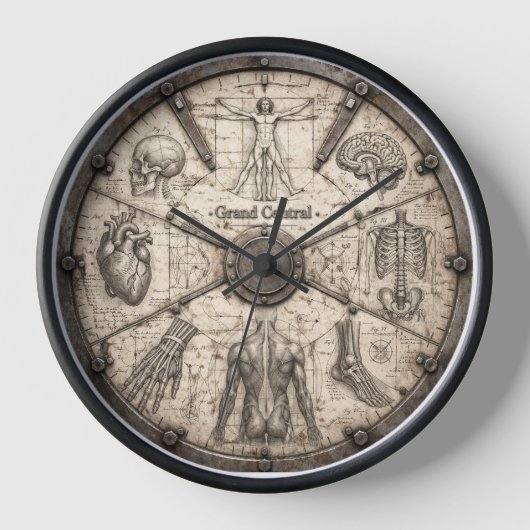 Medical Goth Clock Uhr (Vorderseite)