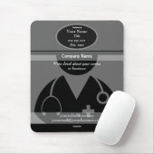 Medical Gray Promotional Mouse Pad - HAMbyWG Mousepad (Mit Mouse)