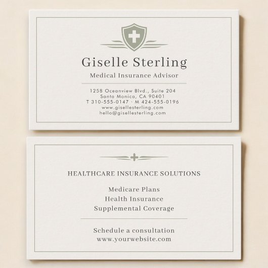 Medical Insurance Advisor Visitenkarte