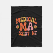 Medical Istant Ma Cma Nursing Doctor Istant Studen Fleecedecke (Vorderseite)