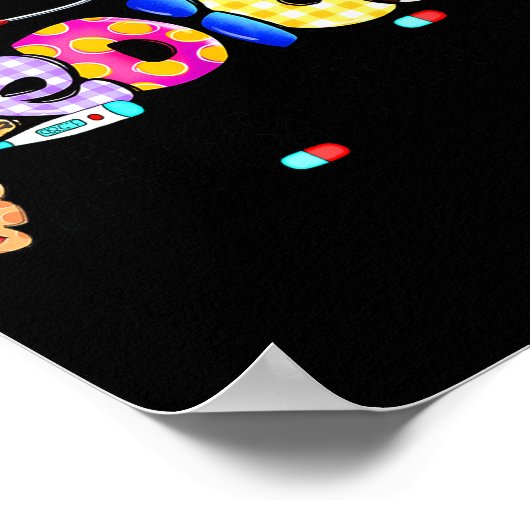 Medical Istant Stethoscope Leopard Medical Istant Poster (Ecke)