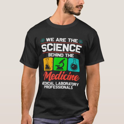 Medical Laboratory Science Men Women Lab Tech T-Shirt (Vorderseite)