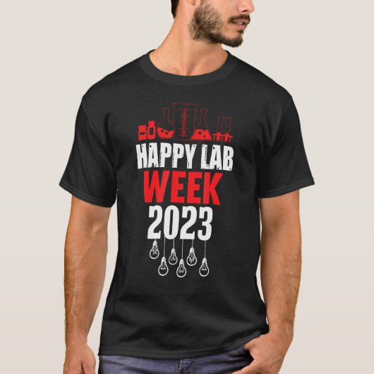 Medical Laboratory Technician Lab Week 2023 Techno T-Shirt (Vorderseite)